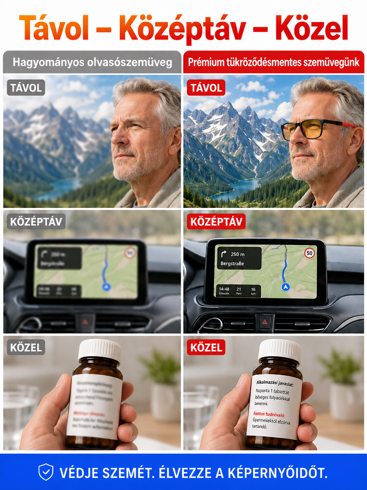 【3 az 1-ben】0,5 mp alatt sötétedő progresszív okosszemüveg | Törhetetlen, éjjel-nappali