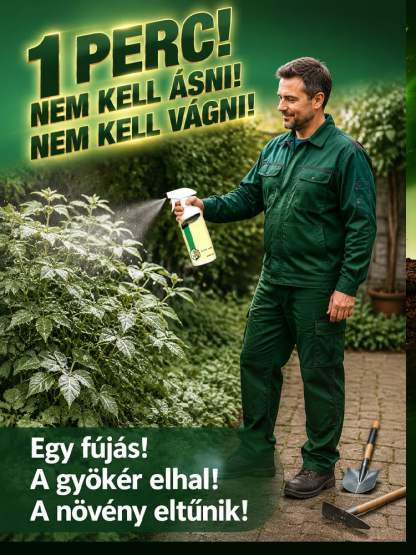24 Órás Célzott Gyökérirtó | Ásás Nélkül, Bambusz és Gaz Ellen