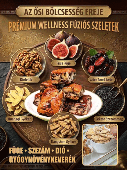Cukormentes Fügés-Diós Szelet (6 az 1-ben) 