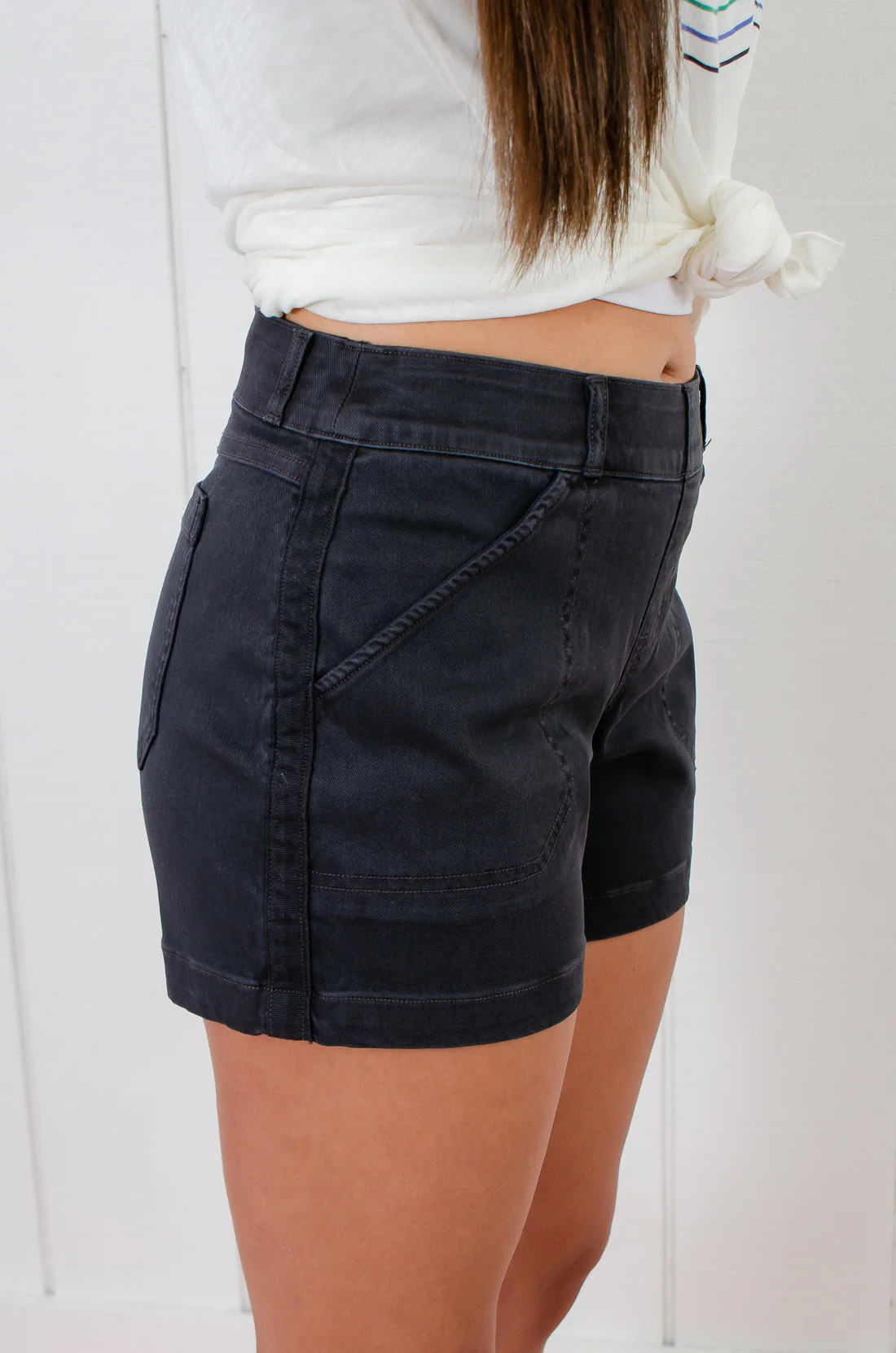 Tummy Control Stretch Twill Shorts(BUY 2 FREE SHIPPING)