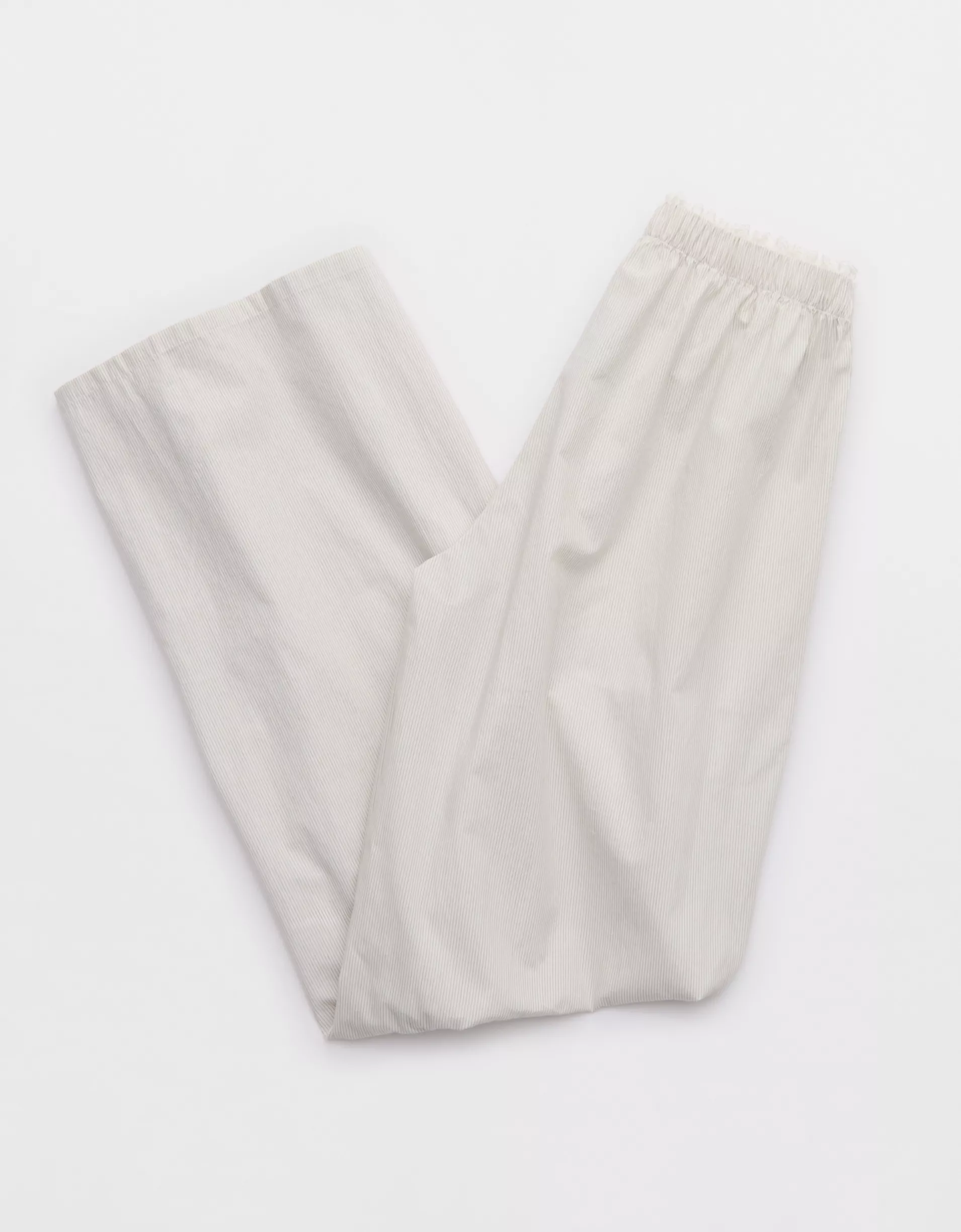 Off-Duty Wide Leg Poplin Trouser PJ(Buy 2 Free Shipping)
