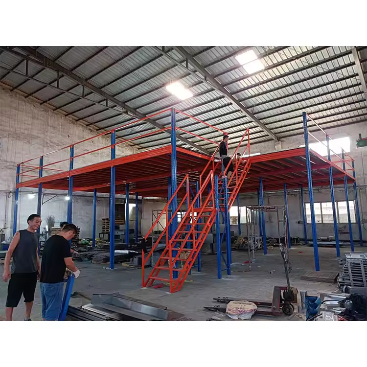 Platform mezzanine racking