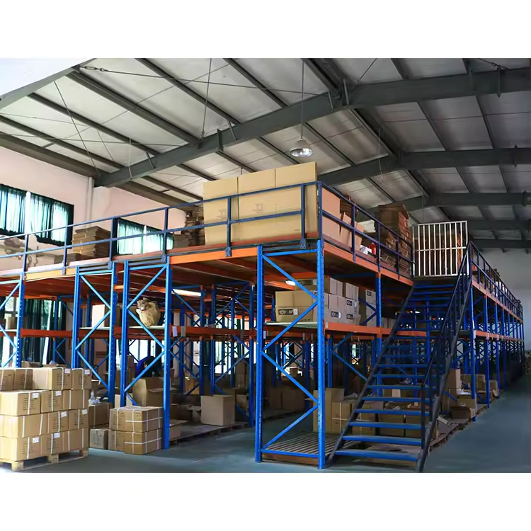 Platform mezzanine racking