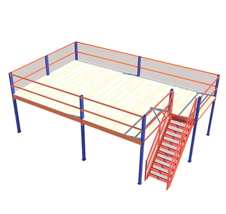 Platform mezzanine racking