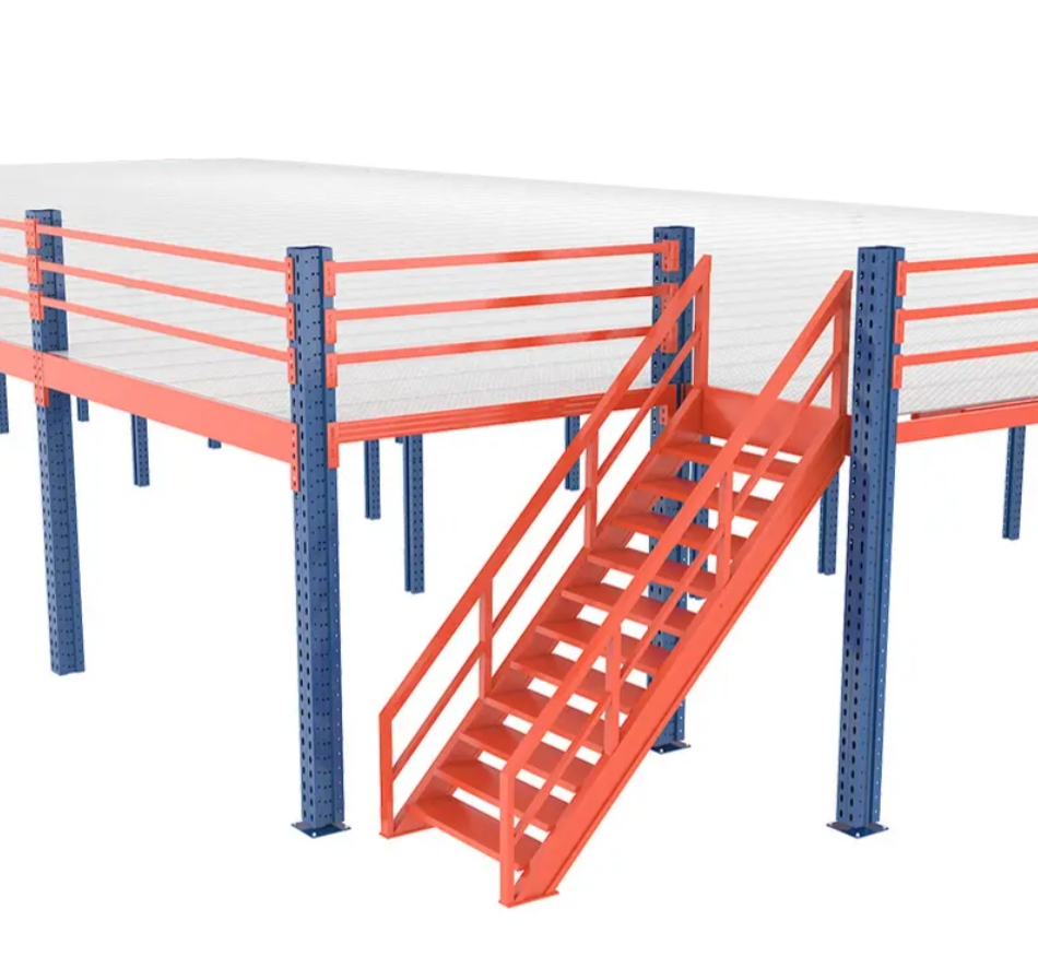 Platform mezzanine racking
