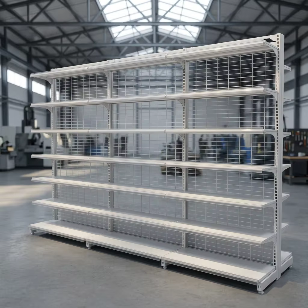 Double-sided shelving