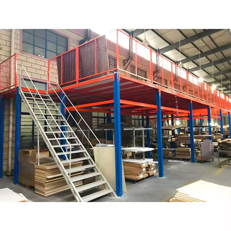 Platform mezzanine racking