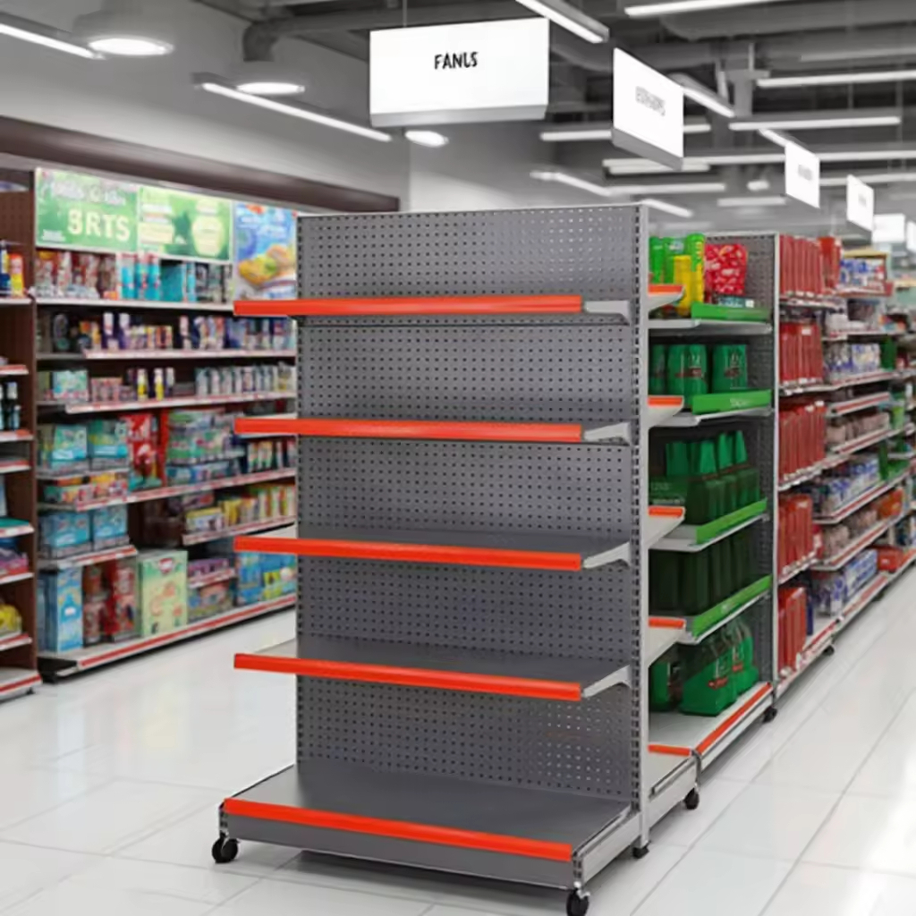 End-cap shelving