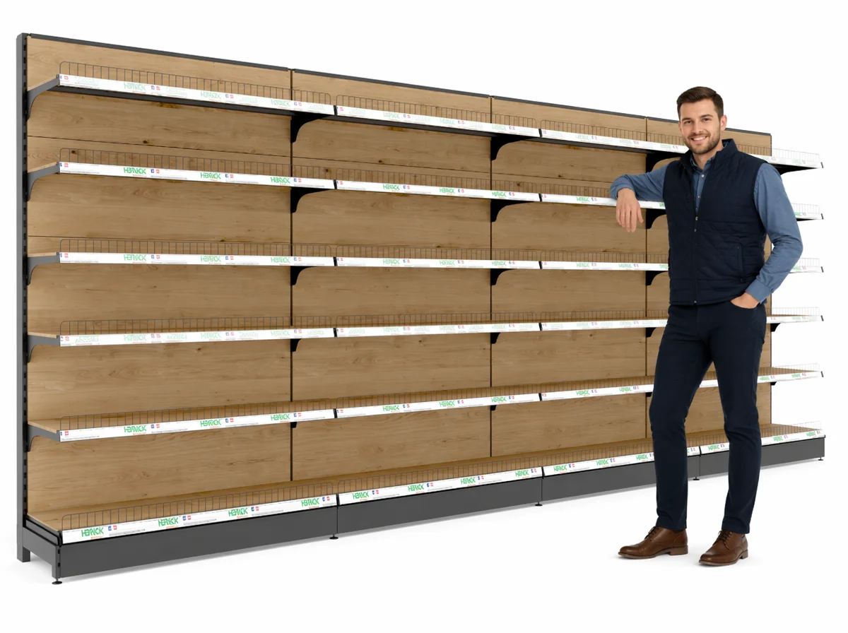 single-sided shelving