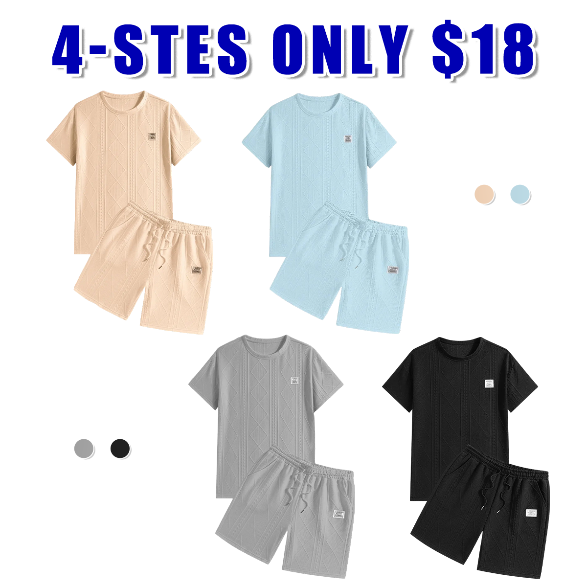 Men's Summer Casual Sports Suit