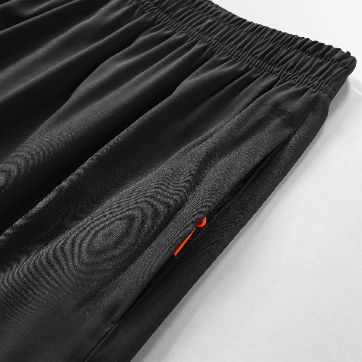 Men's Drawstring Zipper Pocket Shorts