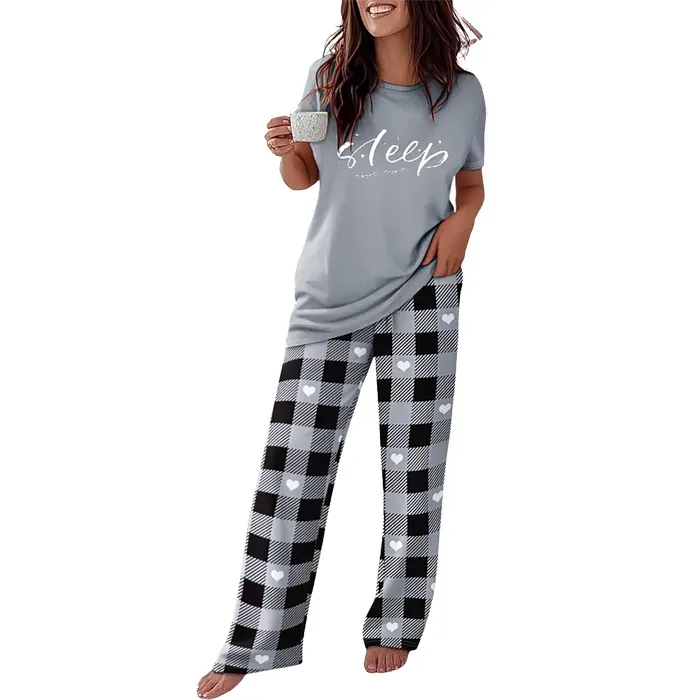 16-PACK ONLY $39.99 Women's Soft Stretch 2-Piece Pajama Set