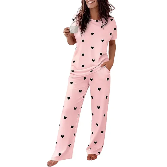 16-PACK ONLY $39.99 Women's Soft Stretch 2-Piece Pajama Set