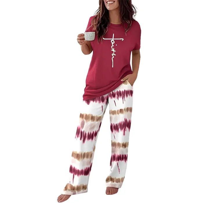 16-PACK ONLY $39.99 Women's Soft Stretch 2-Piece Pajama Set