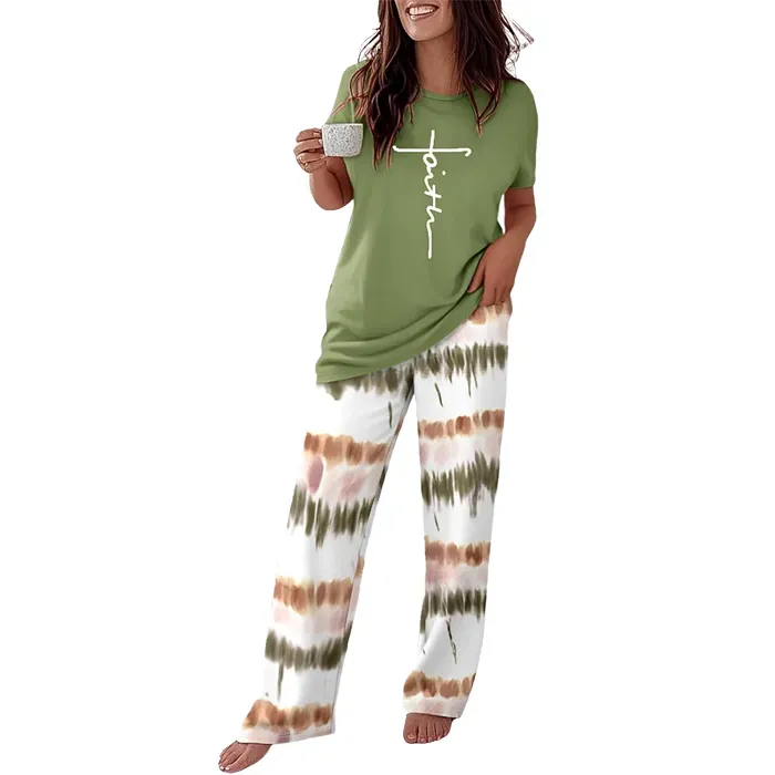 16-PACK ONLY $39.99 Women's Soft Stretch 2-Piece Pajama Set