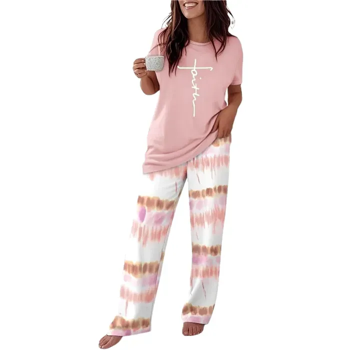 16-PACK ONLY $39.99 Women's Soft Stretch 2-Piece Pajama Set