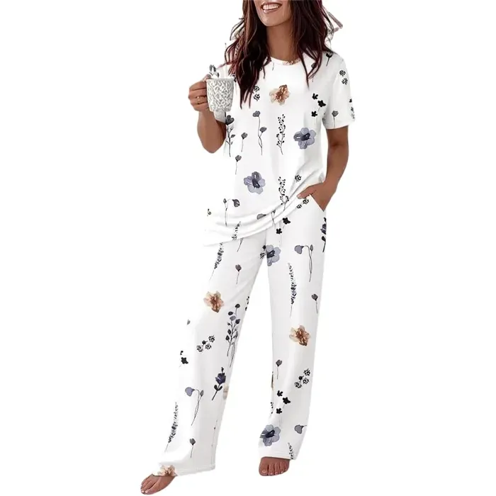 16-PACK ONLY $39.99 Women's Soft Stretch 2-Piece Pajama Set