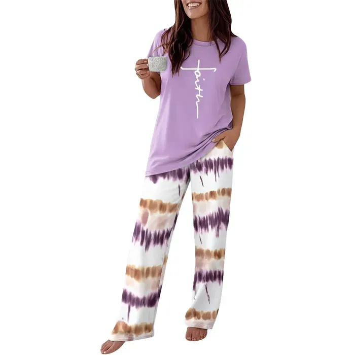 16-PACK ONLY $39.99 Women's Soft Stretch 2-Piece Pajama Set