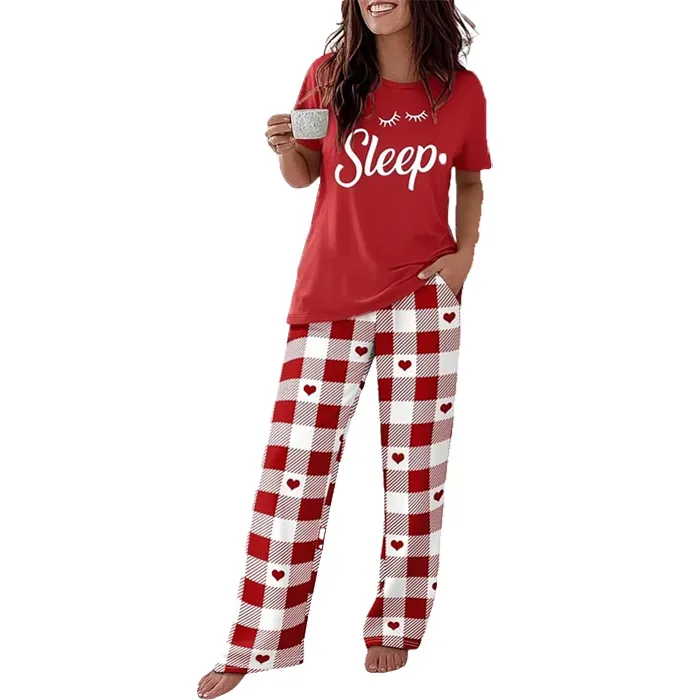 16-PACK ONLY $39.99 Women's Soft Stretch 2-Piece Pajama Set