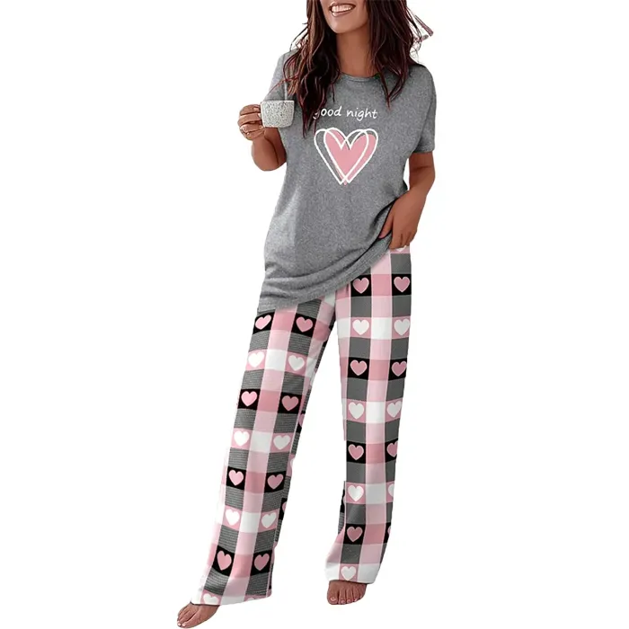 16-PACK ONLY $39.99 Women's Soft Stretch 2-Piece Pajama Set