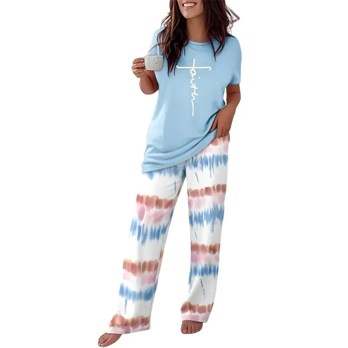 16-PACK ONLY $39.99 Women's Soft Stretch 2-Piece Pajama Set