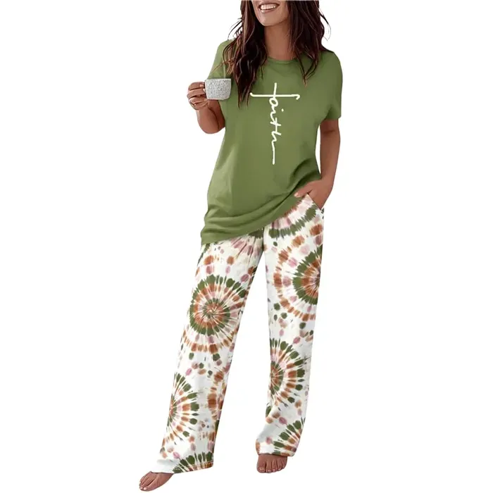 16-PACK ONLY $39.99 Women's Soft Stretch 2-Piece Pajama Set