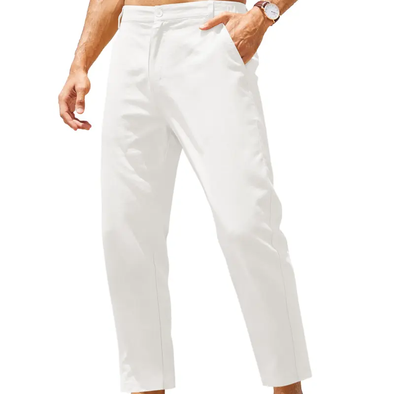 Men's Lightweight Cotton Linen Pants