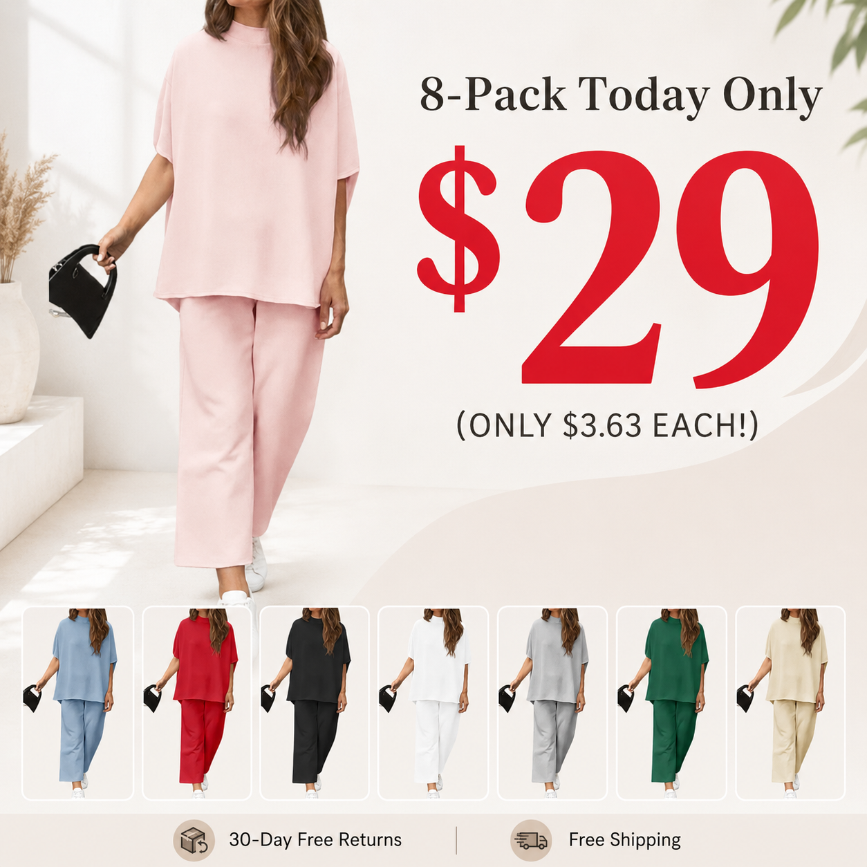 Women's 2 Piece Outfits Lounge Set