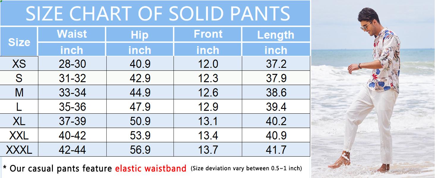 Men's Lightweight Cotton Linen Pants