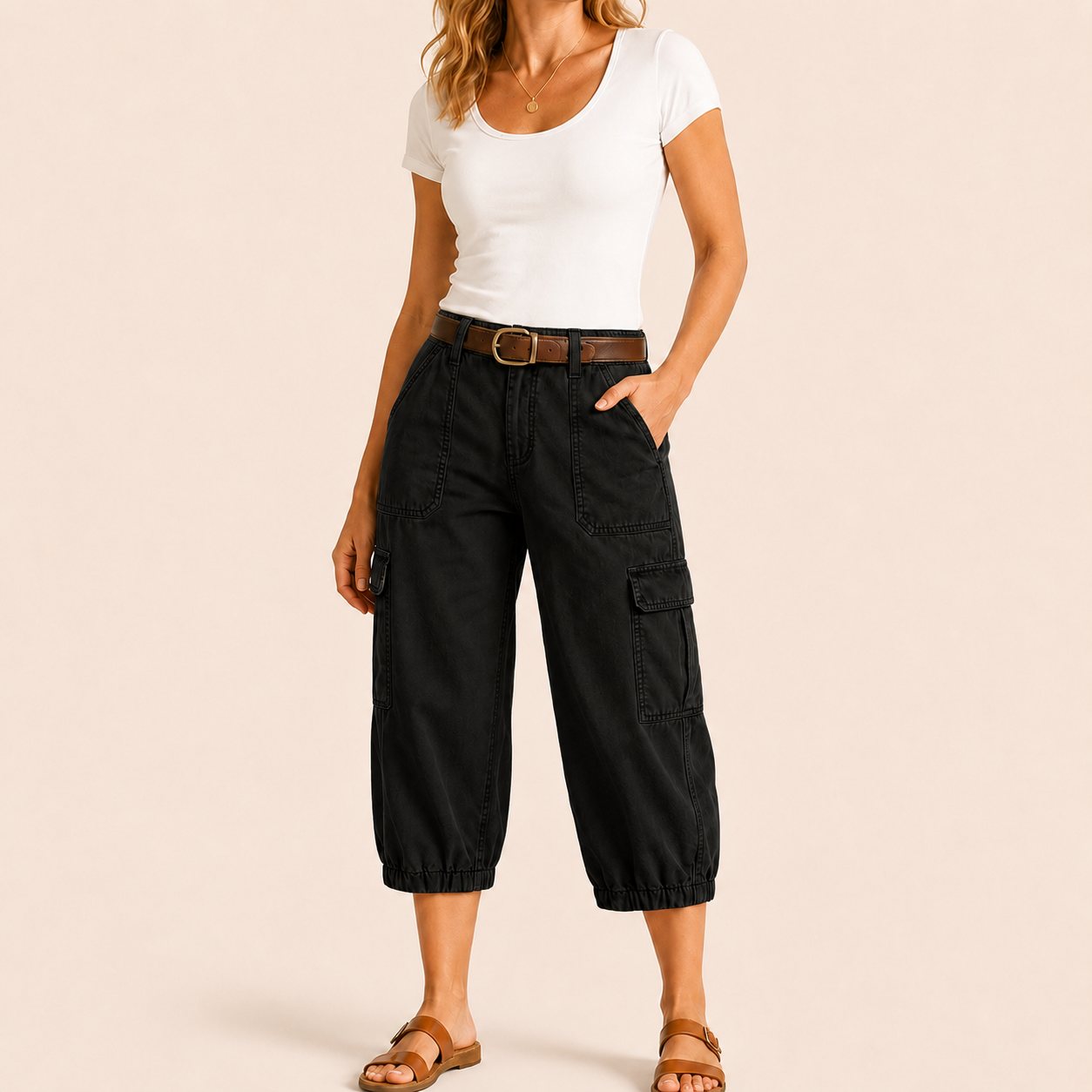 20Pack for $30?Women's Relaxed Cargo Capri Pants