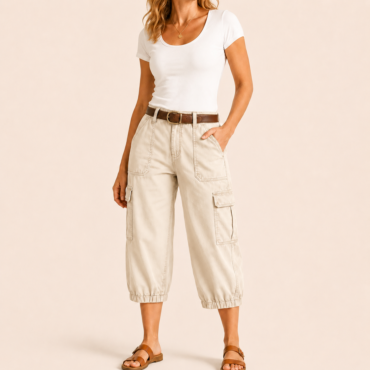20Pack for $30?Women's Relaxed Cargo Capri Pants