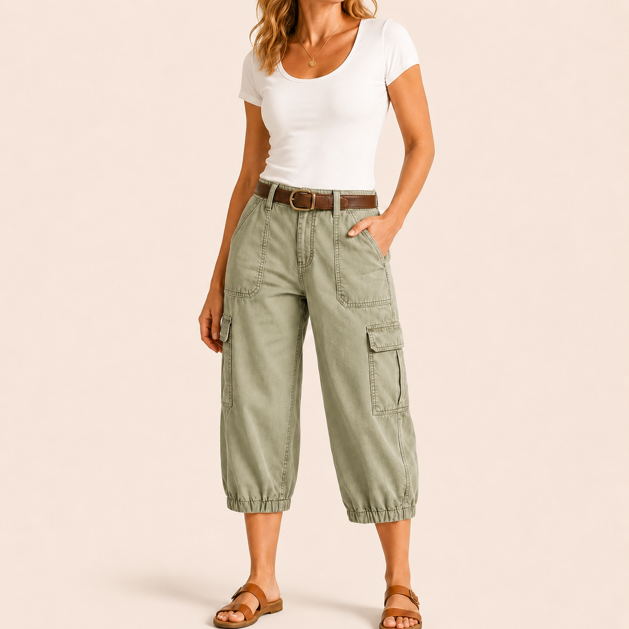 20Pack for $30?Women's Relaxed Cargo Capri Pants