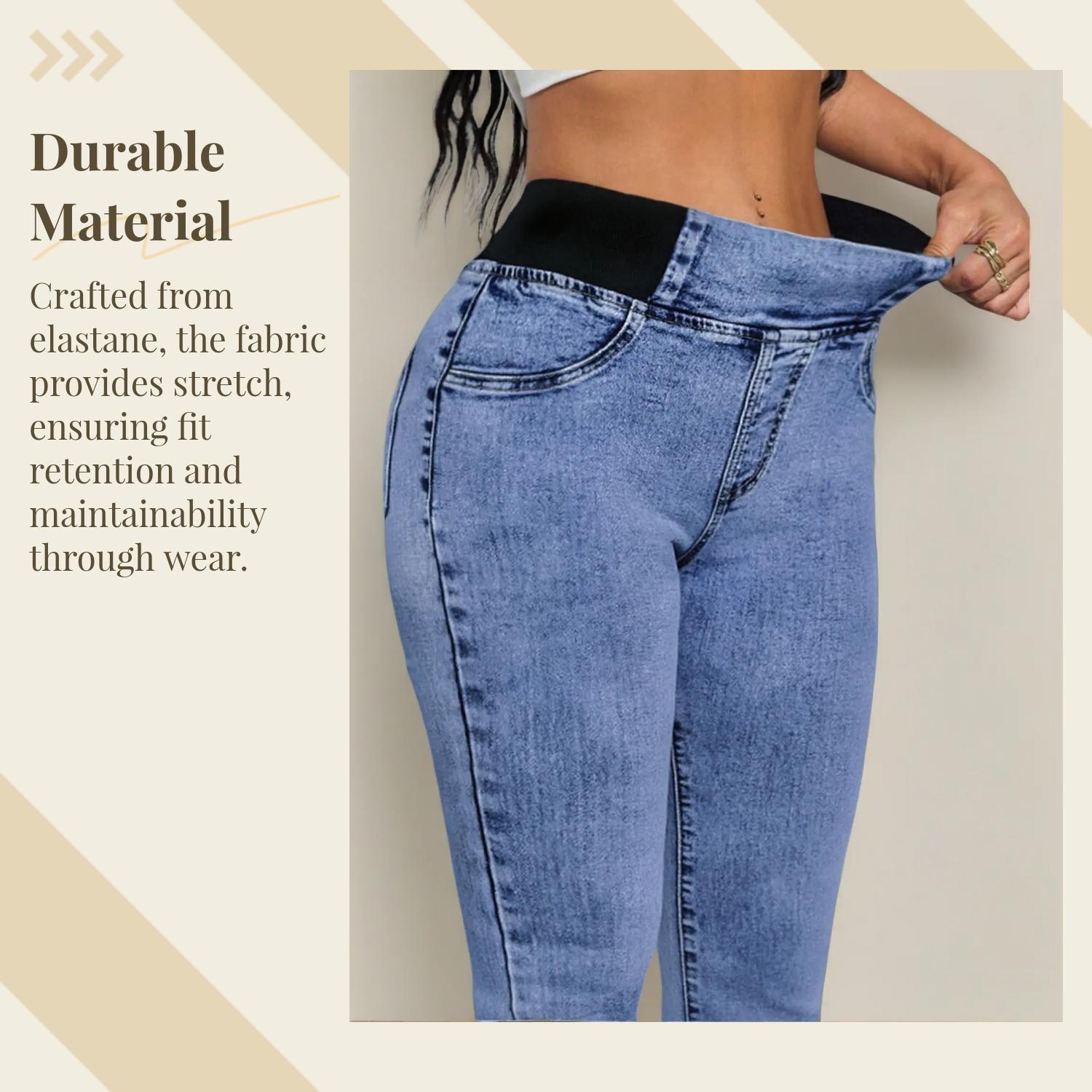 GILIPUR Y2K 2026 Women's Back Shirred Jeans,Mid-To-High Waist Elasticity Waist Flared Jeans,With Pockets,Light Blue Washing Process,Women's Bell-Bottoms Wide-Leg Jeans,Waist-Cinching Design,Yes Denim,Bootcut Jeans,Yess Denim,Red Boots Outfit Tiana,T-Chic