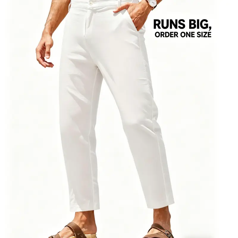 Men's Lightweight Cotton Linen Pants