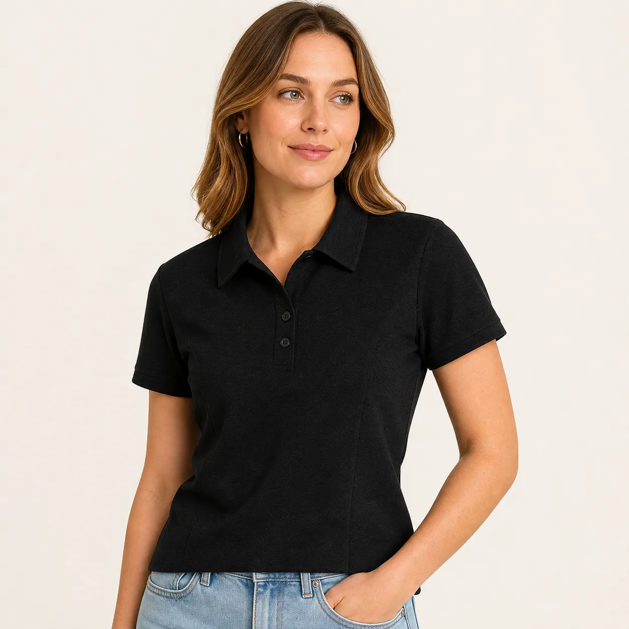 ⚡10-Pack for $28⚡Women's Short Sleeve Polo Shirt