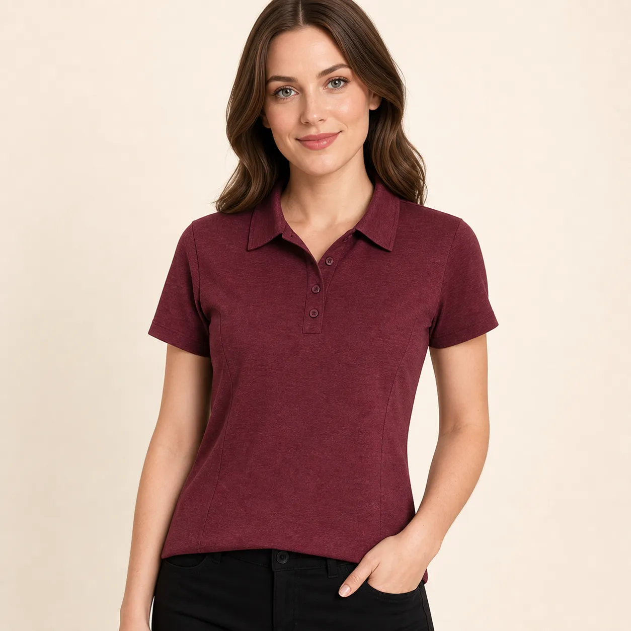 ⚡10-Pack for $28⚡Women's Short Sleeve Polo Shirt