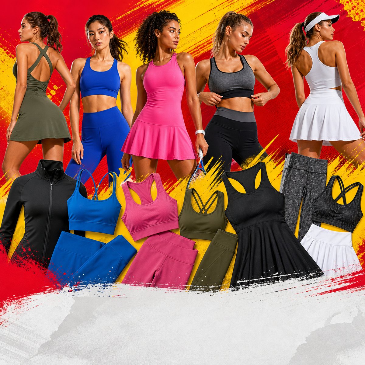 Activewear category poster