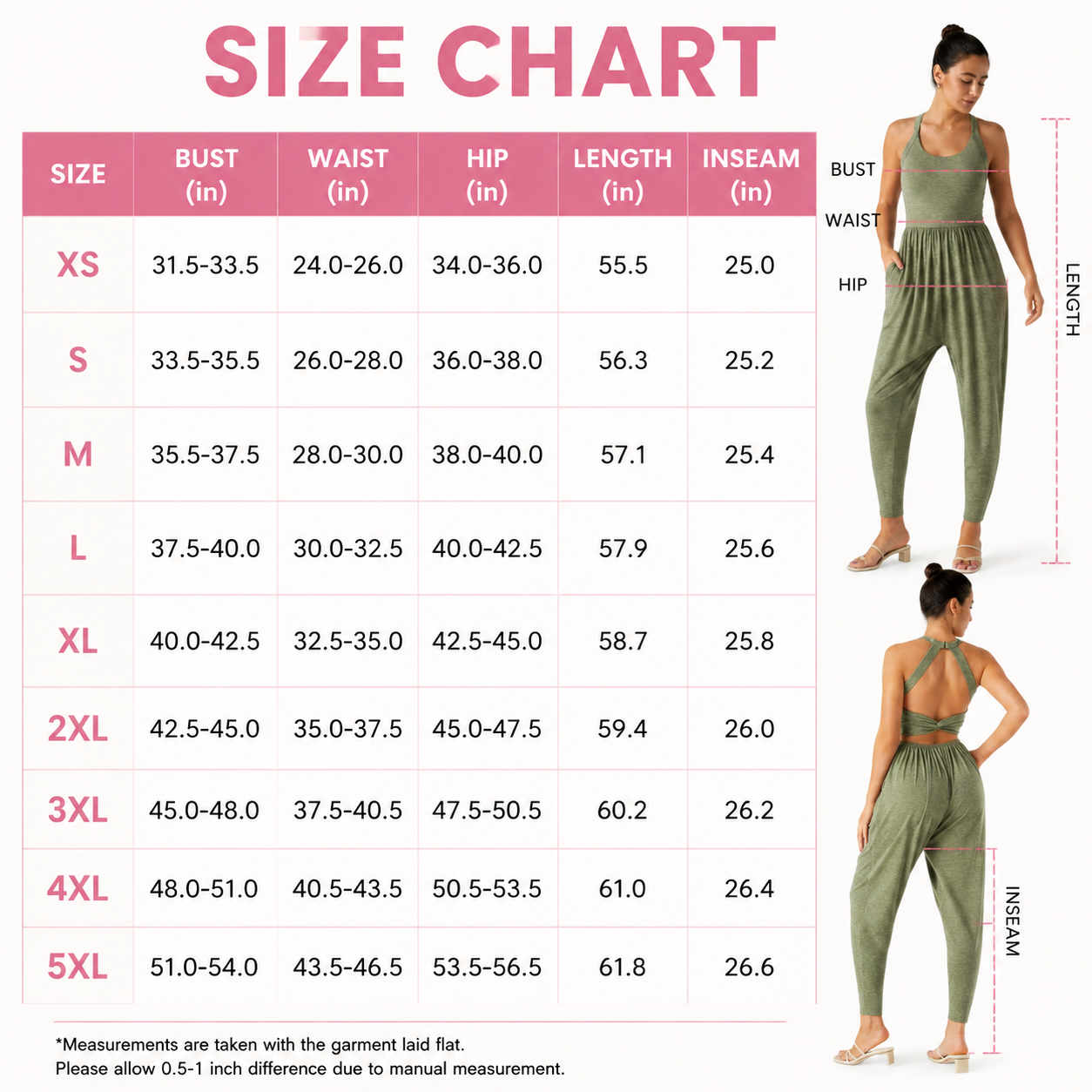 Flash Sale Women's Backless Twisted U-Neck Pocket Harem Jumpsuit 8 Pack - detail