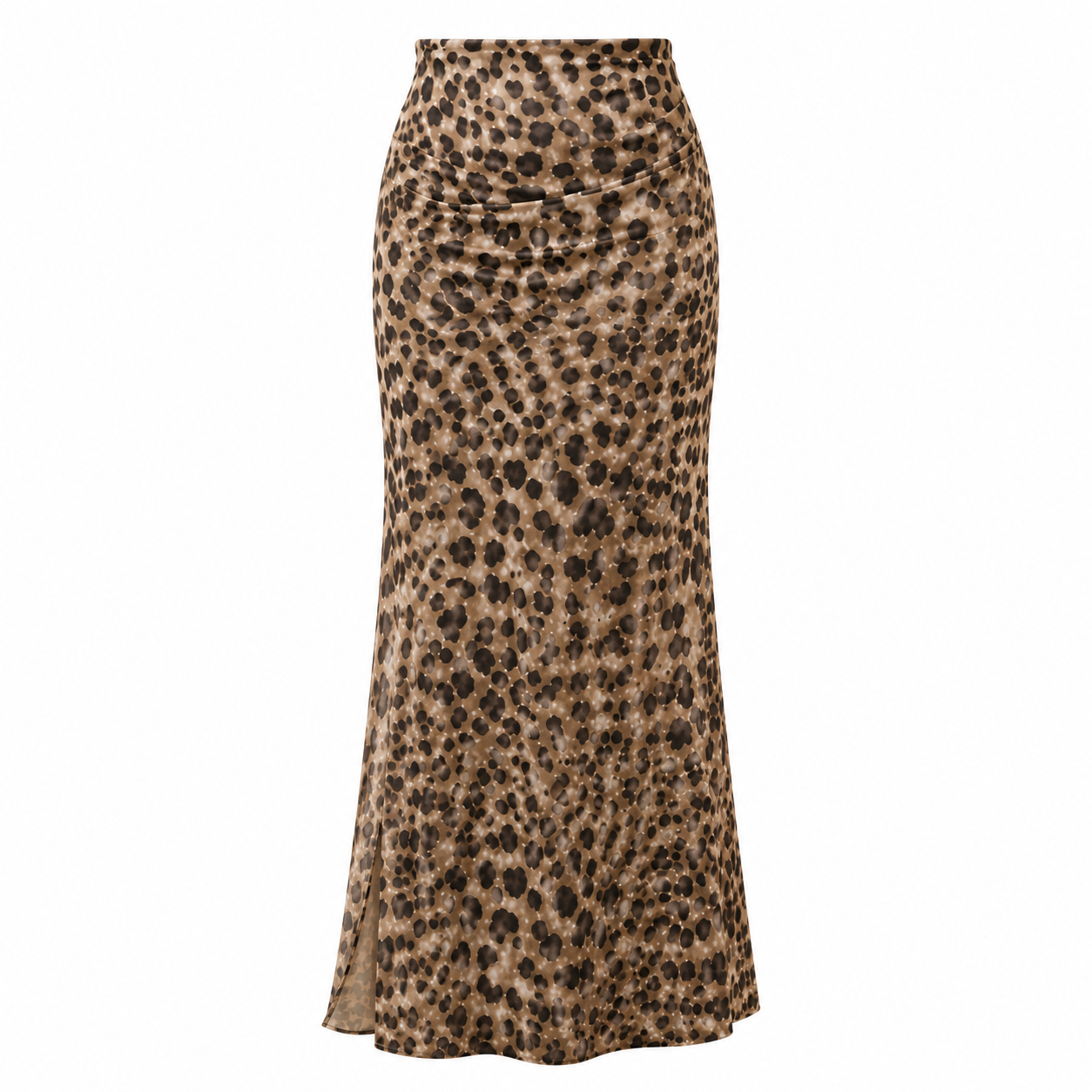 Flash Sale Women's High Waisted Leopard Print Mesh Long Skirt 8 Pack - white_bg
