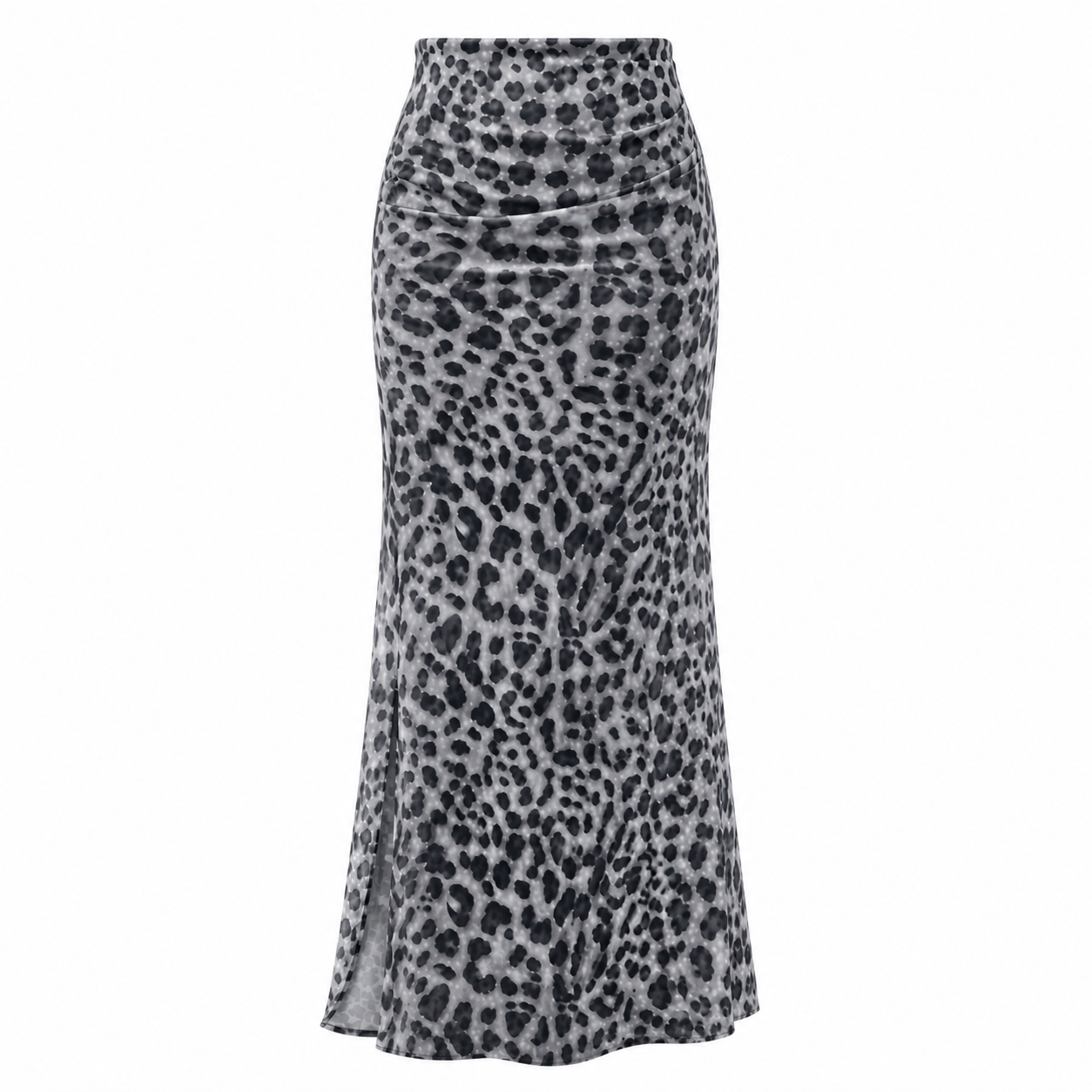Flash Sale Women's High Waisted Leopard Print Mesh Long Skirt 8 Pack - white_bg
