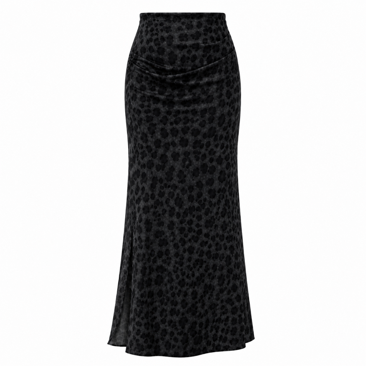 Flash Sale Women's High Waisted Leopard Print Mesh Long Skirt 8 Pack - white_bg