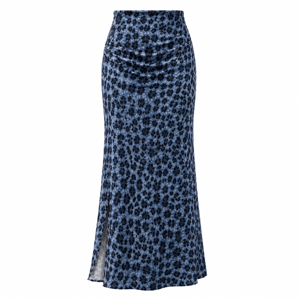 Flash Sale Women's High Waisted Leopard Print Mesh Long Skirt 8 Pack - white_bg