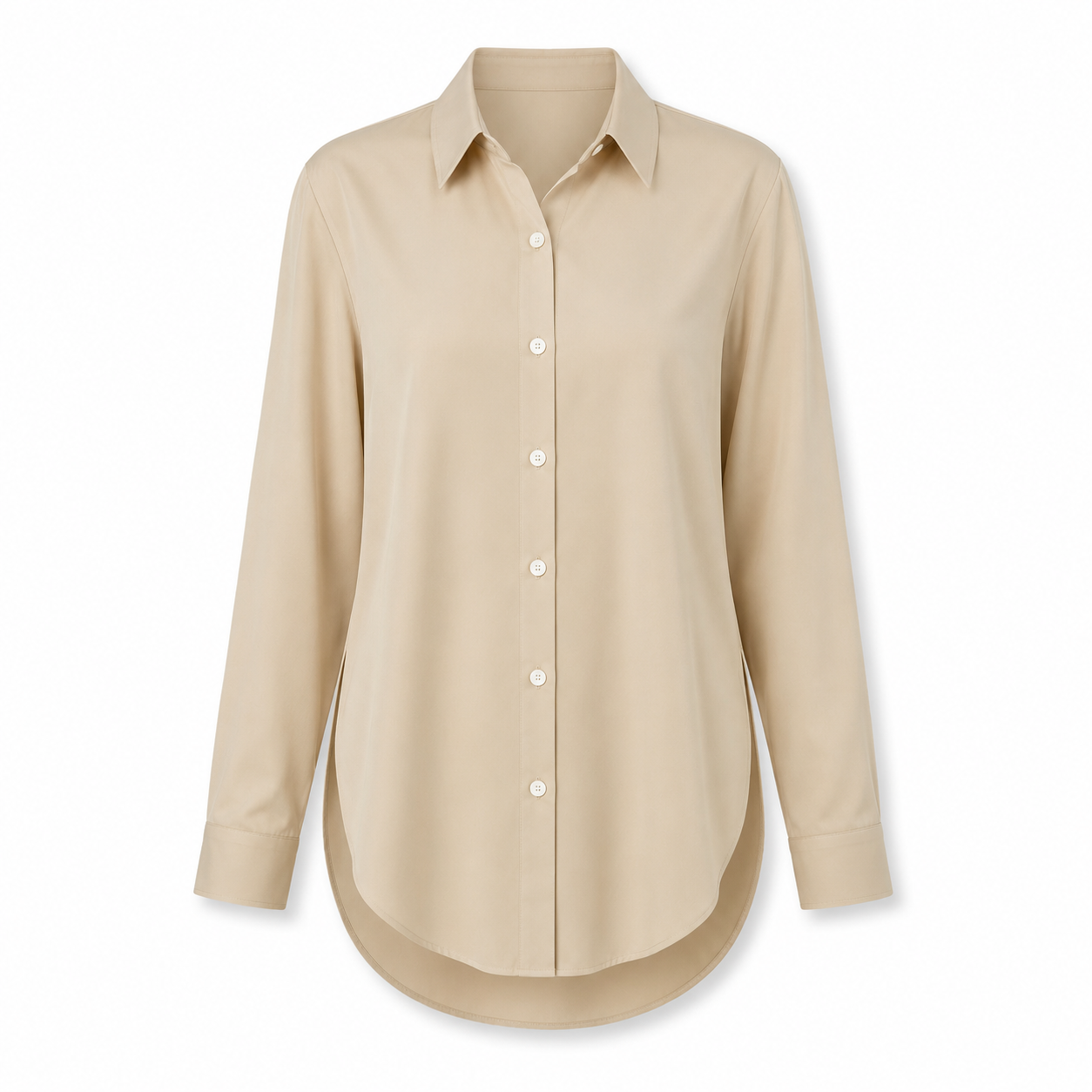 Flash Sale Women's Long Sleeve Shirt, Fitted Outer Shell, Moderate Fabric Thickness, Casual Style, Spring & Fall Wear 8 Pack - white_bg