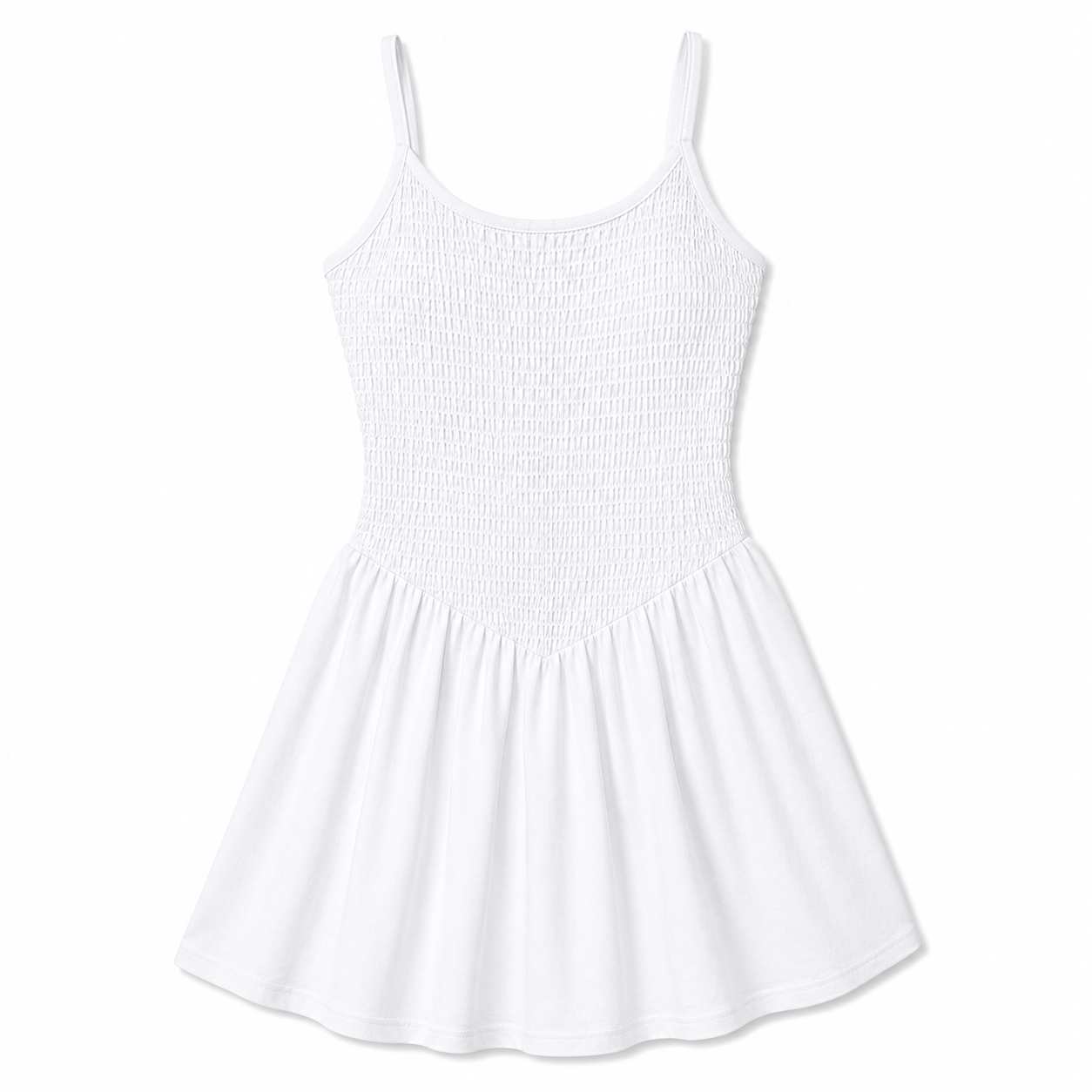 Flash Sale Women's Drop Waist Smocked Active Dress 8 Pack - 2332 p002 11 white bg