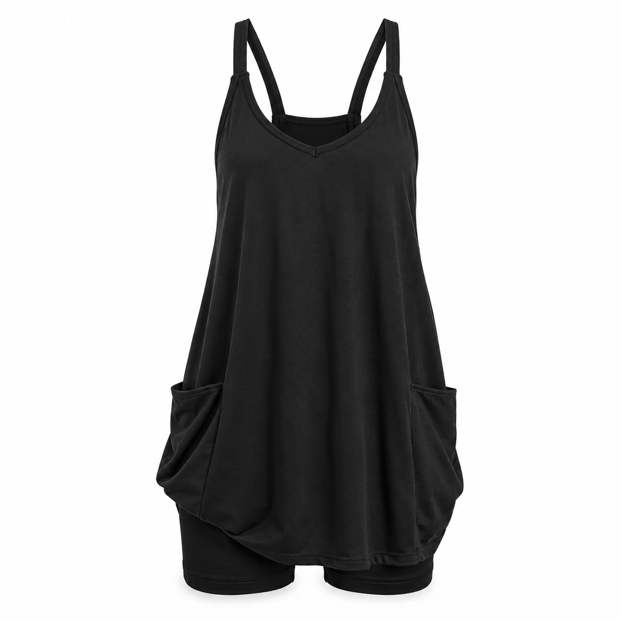 Flash Sale Women's Summer Sleeveless Mini Dress with Pockets 8 Pack - white_bg