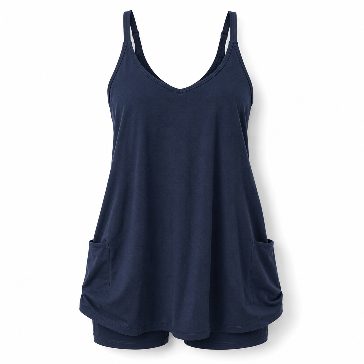 Flash Sale Women's Summer Sleeveless Mini Dress with Pockets 8 Pack - white_bg