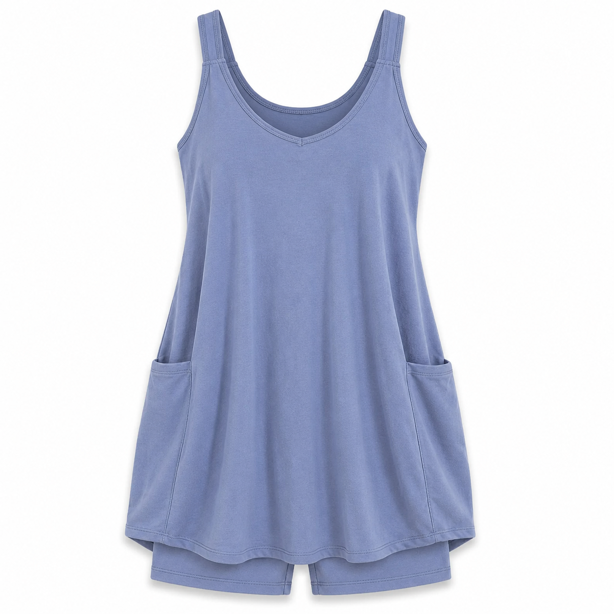 Flash Sale Women's Summer Sleeveless Mini Dress with Pockets 8 Pack - white_bg
