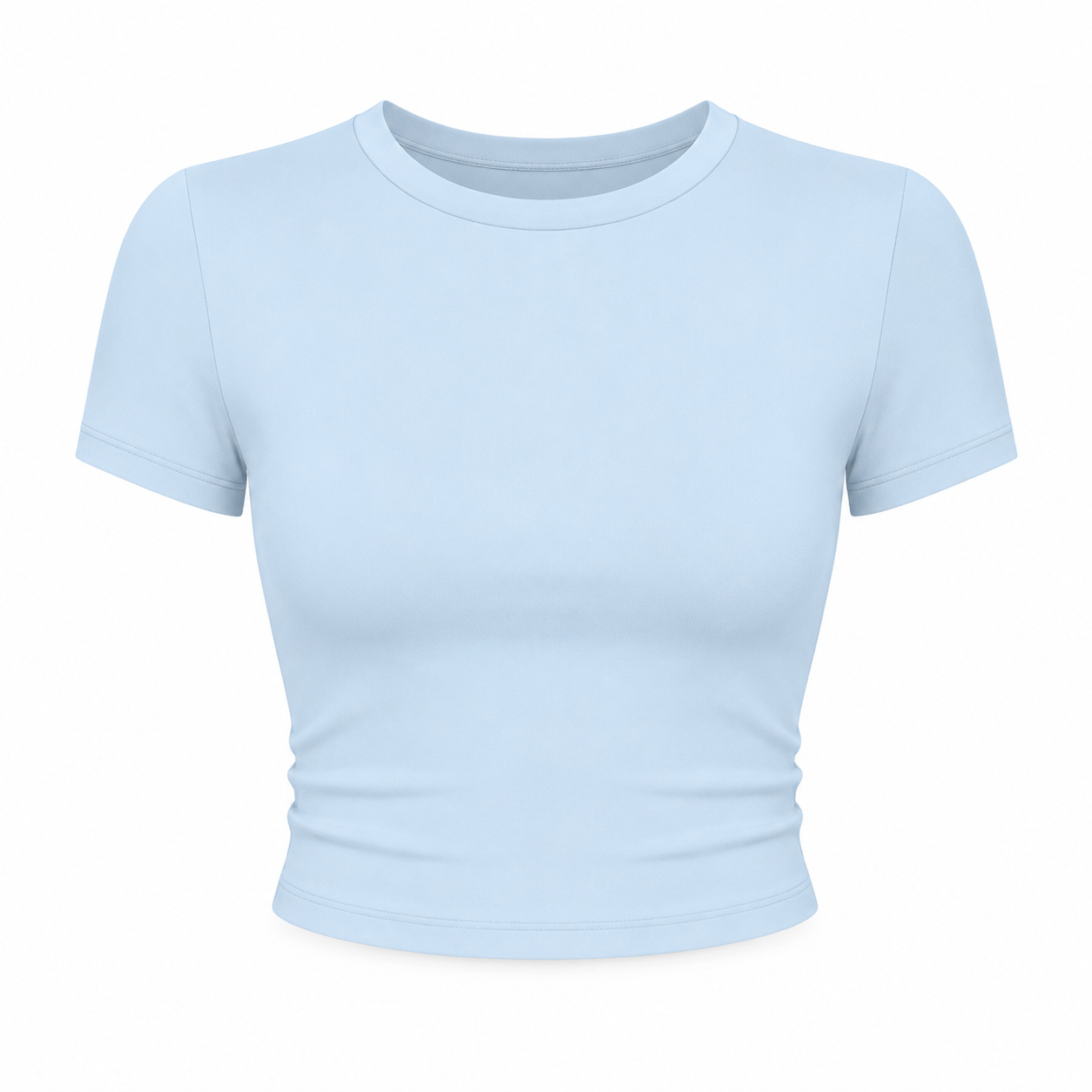 Flash Sale Women's 3-Piece Slim-Fit Crop T-Shirt Matching Tops Set 8 Pack - white_bg
