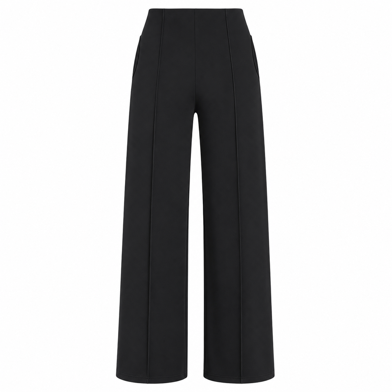 Flash Sale G4Free Wide Leg Pants for Women High Waisted Soft Stretchy with Pockets 8 Pack - single_white_bg_black