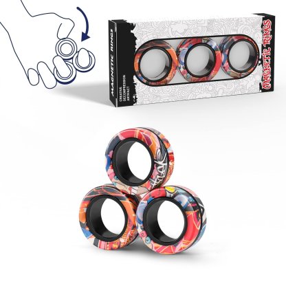 Magnetic Rings Fidget Toy